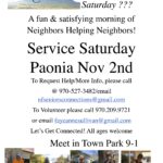 Paonia Service Saturday